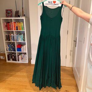 Reformation Green Maxi Dress